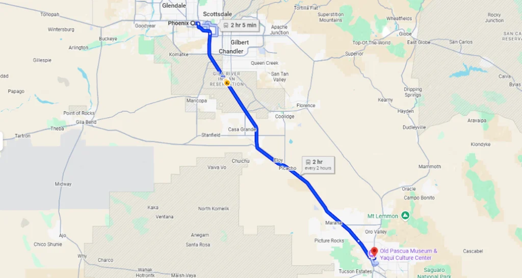 Phoenix to Tucson Bus Tickets | Book Affordable Travel