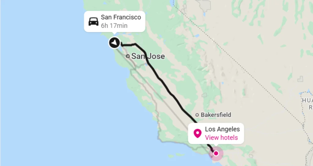 Cheap San Francisco to Los Angeles Bus Tickets | Book Online