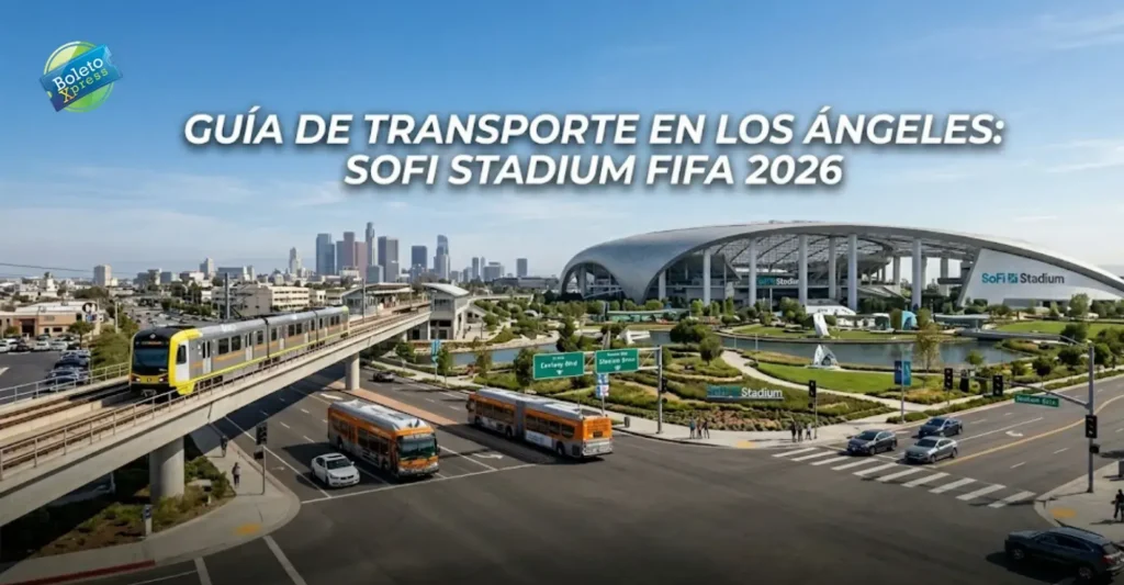 Guía de transporte en Los Ángeles: SoFi Stadium FIFA 2026