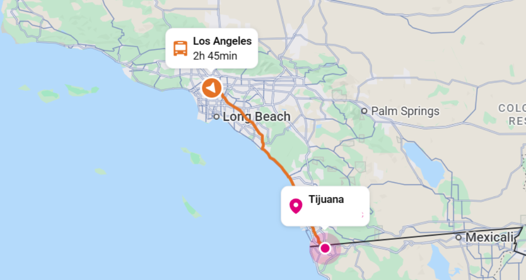 Cheap Bus tickets Los Angeles to Tijuana | Compare & Book