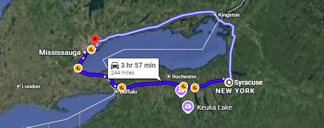 Syracuse a Toronto