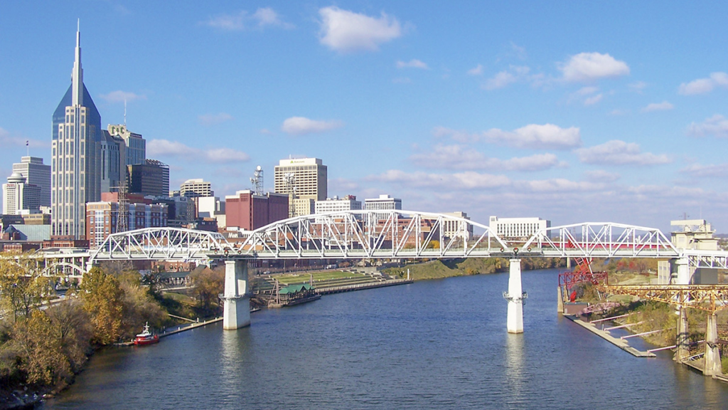 Walk Across the John Seigenthaler Bridge