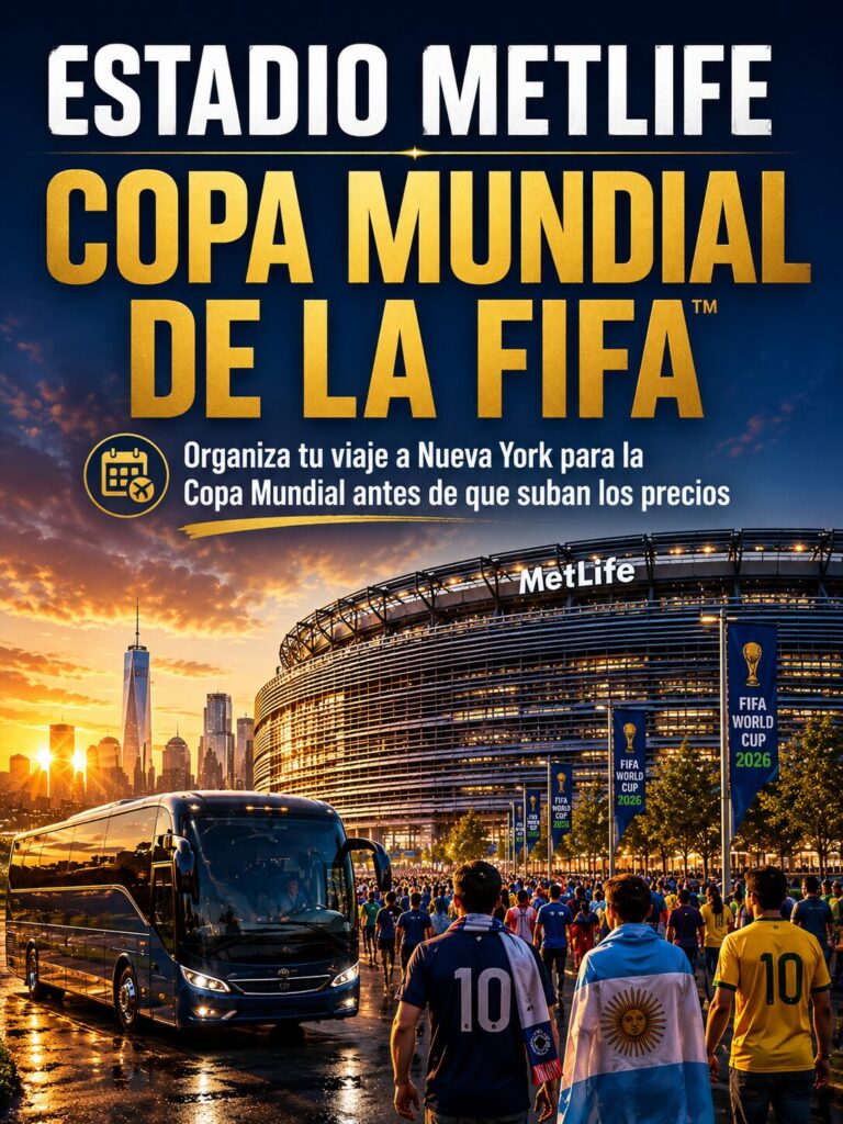 Estadio MetLife Mundial 2026: Guía de Transporte