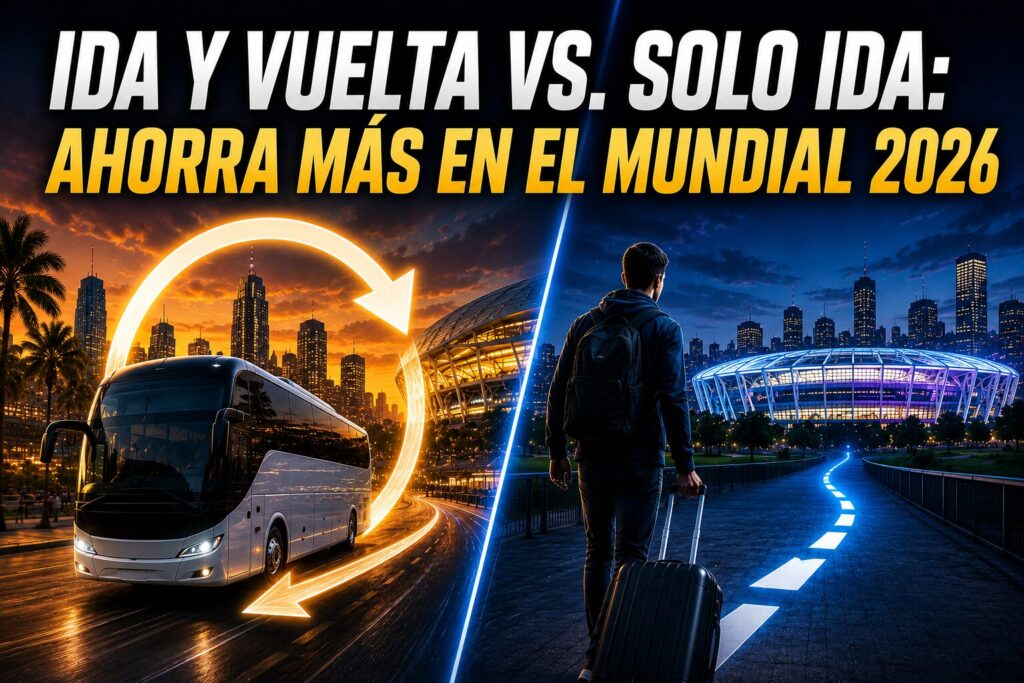Ida y Vuelta vs. Solo Ida: Ahorra más en el Mundial 2026