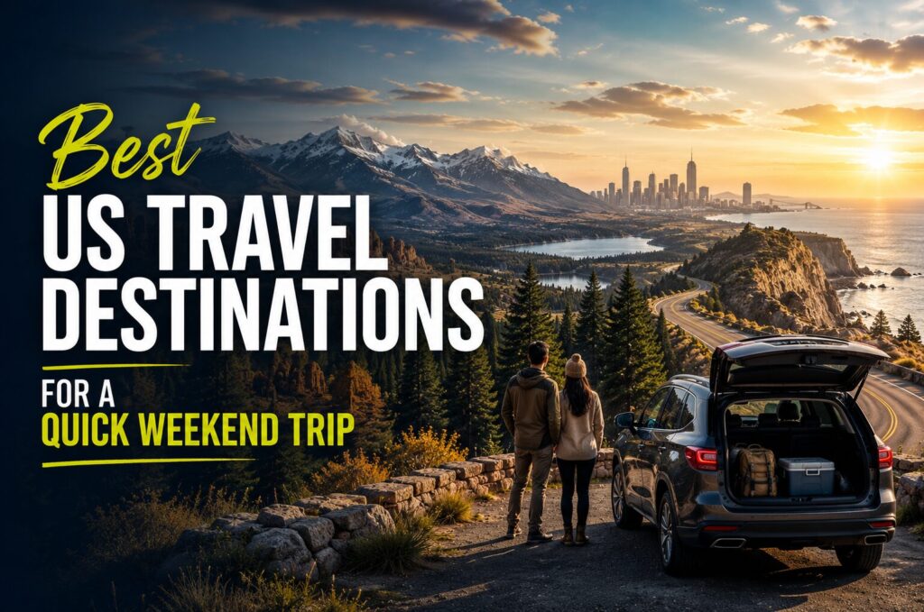 Best US Travel Destinations for a Quick Weekend Trip