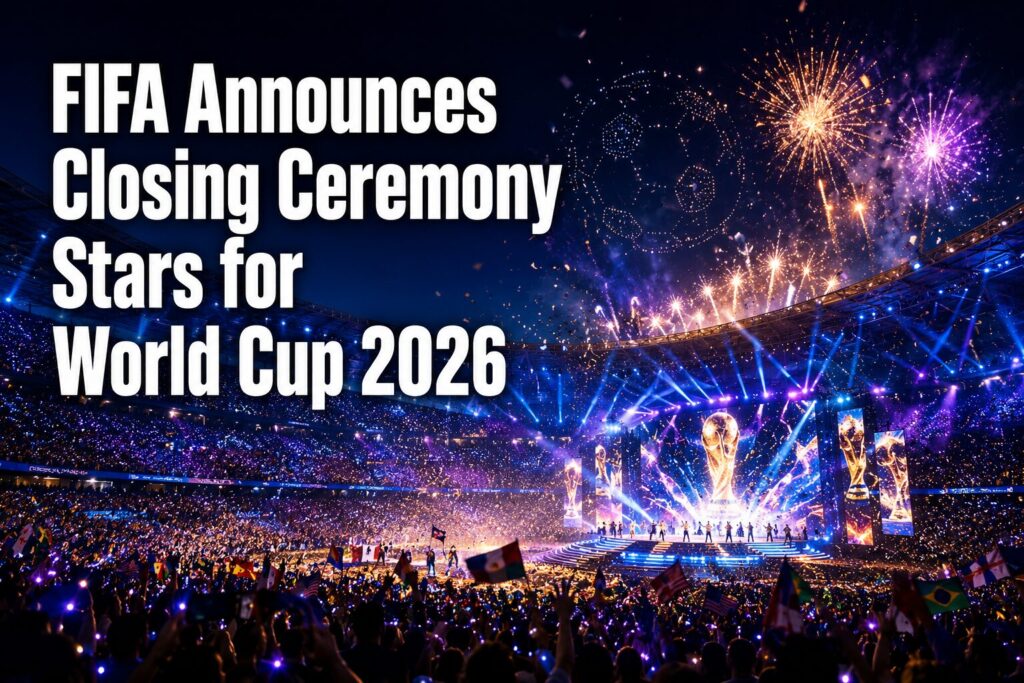 FIFA Announces Closing Ceremony Stars for World Cup 2026