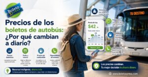 Precios de los boletos de autobús ¿Por qué cambian a diario