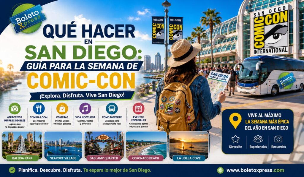 Qué hacer en San Diego Guía para la semana de Comic-Con