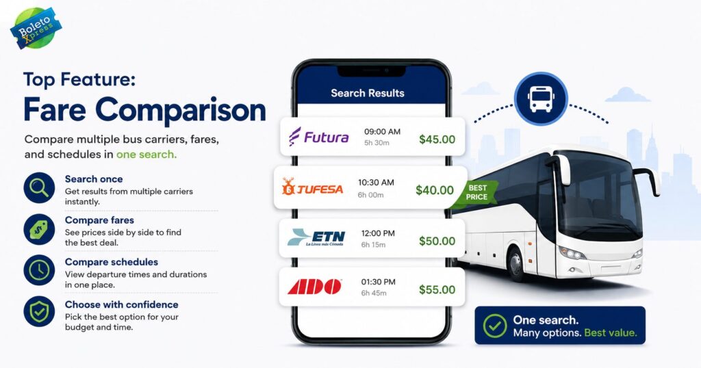 Top Features of BoletoXpress: Fare Comparison Explained