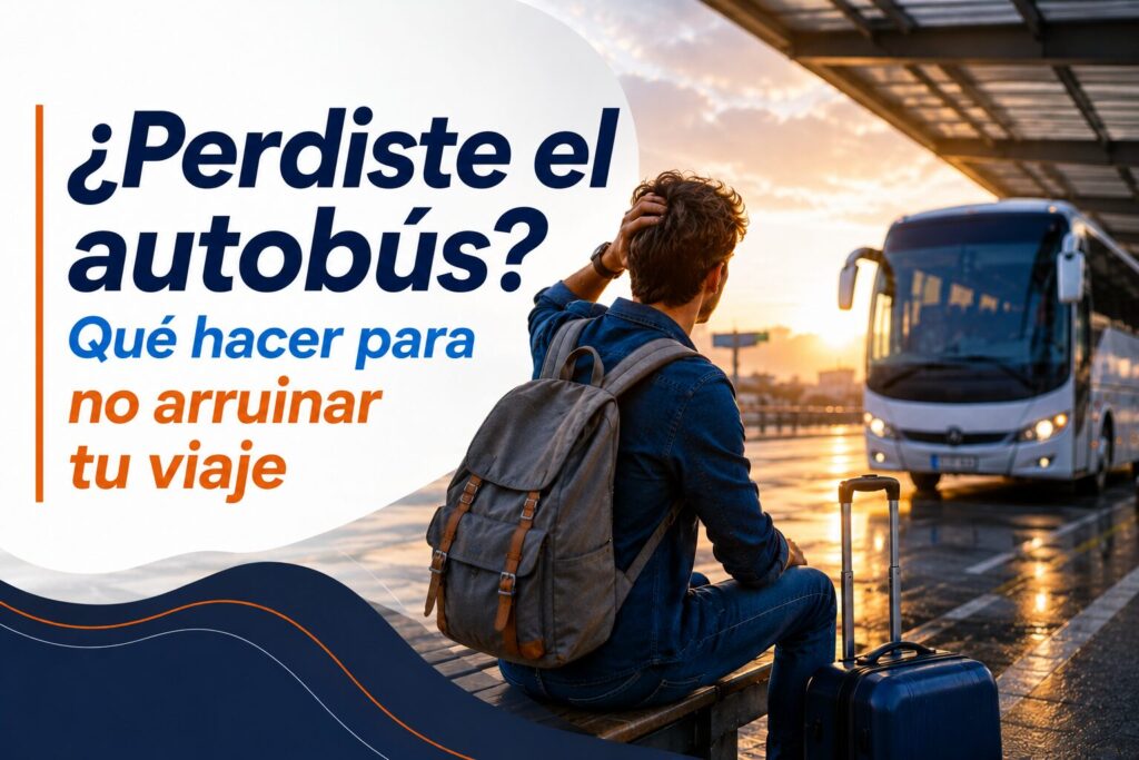 ¿Perdiste el autobús Qué hacer para no arruinar tu viaje