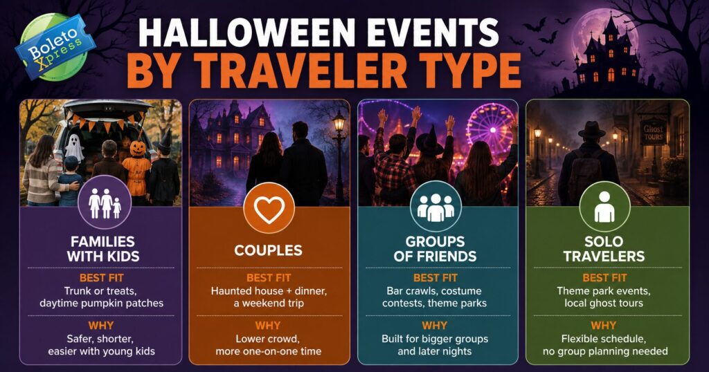 Halloween Events by Traveler Type