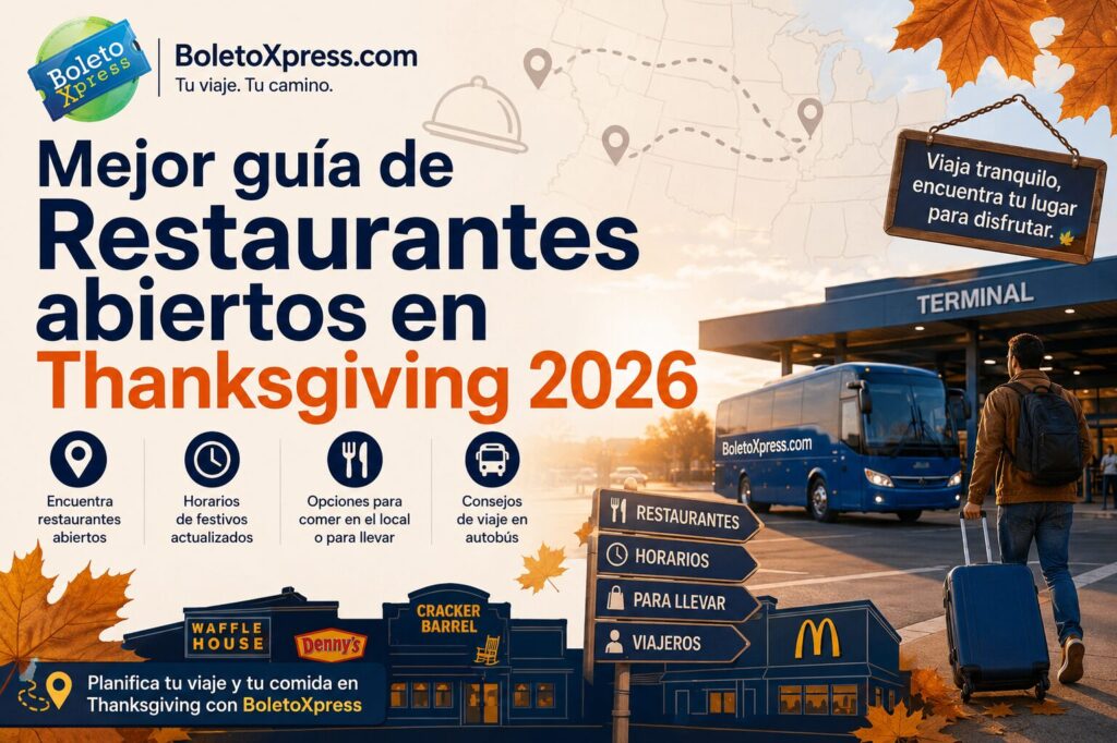 Mejor guía de Restaurantes abiertos en Thanksgiving 2026