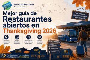 Mejor guía de Restaurantes abiertos en Thanksgiving 2026