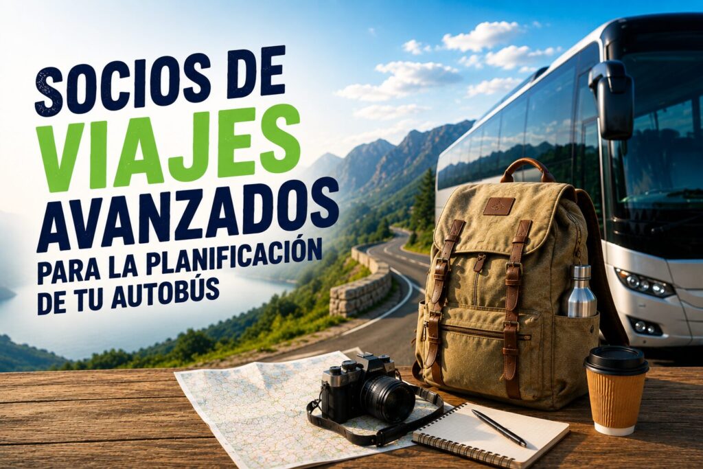 Socios de viajes avanzados para la planificación de tu autobús