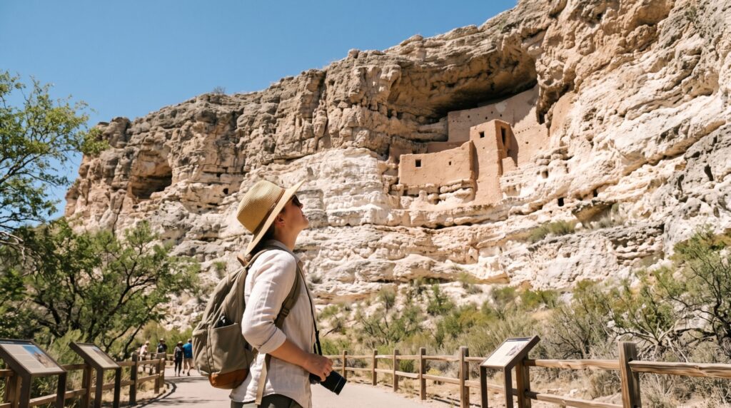 Exploring Montezuma Castle ruins and sedona tourism activities